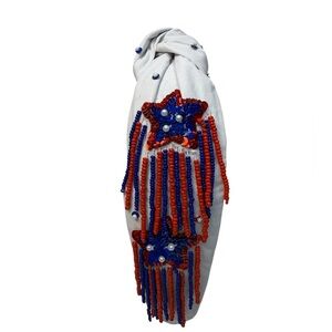 282. The Patriotic 4th of July Star Beaded Headband (With Movement)
